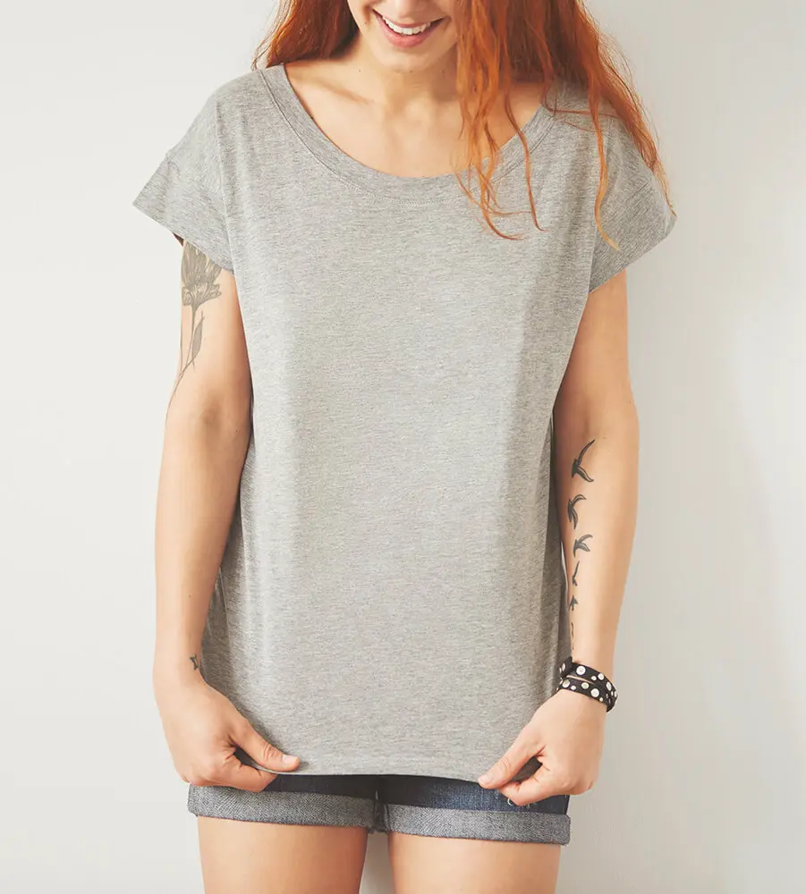 Grey Blank Tshirt
